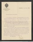 Nachlass Franz Steindachner, Brief von N. Post an Franz Steindachner (30.10.1905), Inv.Nr. 404.03, Seite 1